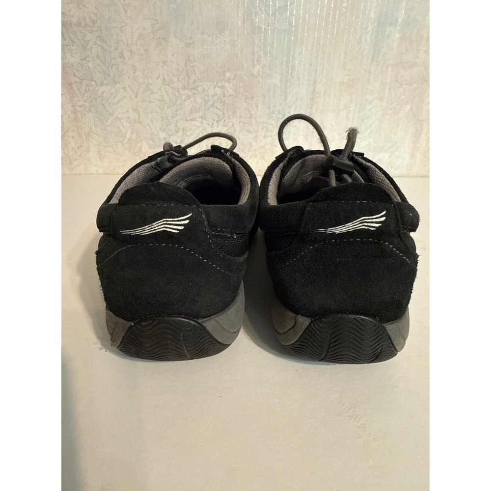 Dansko Black Suede Mesh Bungee Lace Walking Shoes Sneakers Size 38 - Picture 4 of 7